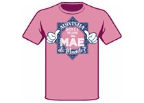 T-Shirt Adivinha Quem é a melhor Mãe do mundo cor/rosa 