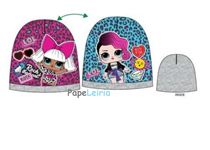 Gorro LOL SURPRISE Azul/Rosa Interior em Cinza Tamanho 52