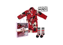 Conjunto Roupão + Meias MINNIE Disney Coralina