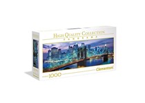 Puzzle Panoramico 1000 Peças CLEMENTONI 98x33Cm New York Ponte Brooklyn