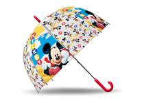Chapeu de Chuva 48Cm Transparente Mickey Mouse