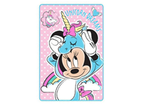 Manta Polar 100x150Cm Minnie Mouse Unicornio