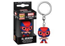 Porta Chaves Pocket POP Marvel Luchadores Spiderman El Aracno