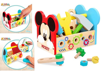 Conjunto Ferramentas Madeira Disney MICKEY 