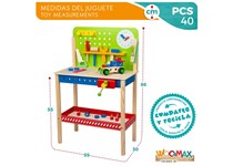 Bancada Ferramentas Madeira WOOMAX 49311 