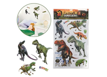 Cartaz C/Autocolantes XXL Dinossauros 3D 
