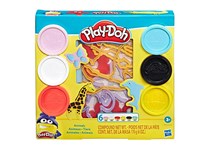 PLAY-DOH Kit 6 Potes e Moldes de Animais 