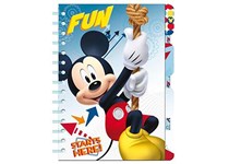 Caderno A5 MICKEY Disney Marcadores 