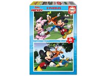 Puzzle 2x48Peças Mickey & Friends 