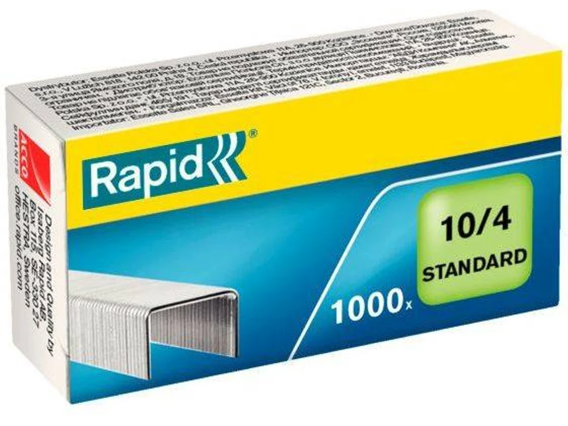 Agrafes RAPID 10/4 Standard Cx c/1000