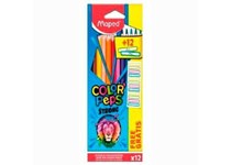 Lápis de Cor MAPED Color Peps Strong C/Etiquetas 12Unidades