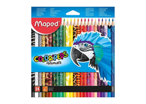 Lápis de Cor MAPED Animal Color'Peps 24Unidades