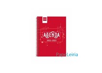 Agenda Escolar FINOCAM Cool Capa Cartão 1/8 Vermelho Ano22-23(Português)