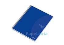 Caderno A4 Capa Azul Espiral Ambar Ideas Quadriculado 80fl 70g 100305050210