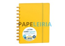 Caderno A4 CARCHIVO INGENIOX 100Folhas Pautado 100g Amarelo 