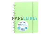 Caderno A4 CARCHIVO INGENIOX 100Folhas Pautado 100g Verde Pastel 