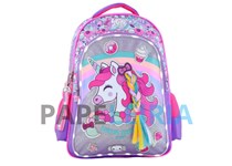 Mochila Unicórnio c/ Trança FOOTY  47x33x20 cm