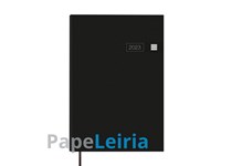 Agenda DIARIA PORTO FINOCAM PRETO 2023 C/Elastico 16X24
