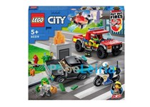 LEGO Salvamento do Bombeiros e Perseguição Policial 60319