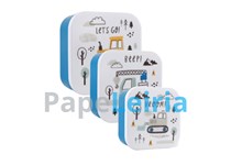 Conjunto De 3 Caixas De Lanche I Drink Kids Truck