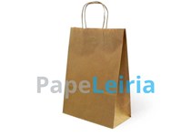 Saco Papel Asa Torcida Kraft 40x32x11Cm 