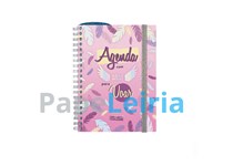 Agenda A6 SEMANAL Espiral FINOCAM 2023 "COM ASAS PARA VOAR" C/Elastico 