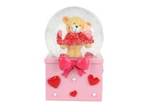 GLOBO NEVE C/ URSO LOVE 35333A