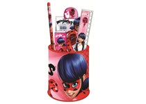 Conjunto de Escrita C/6Peças LADYBUG Copo metalico  