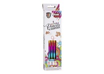 Lápis de Colorir Arco-Iris 6uni + Afia