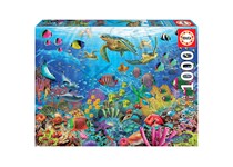 Puzzle EDUCA Tartarugas no Paraiso 1000Peças 19266