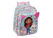 Mochila Escolar A Casa de Bonecas da Gabby adaptavel a Trolley 38Cm 