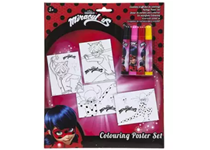 Lady Bug - Conjunto colorir c/ 4 posters 