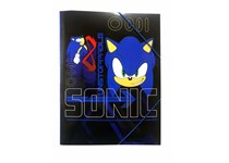 Sonic Lets Go- Capa c/ elastico A4