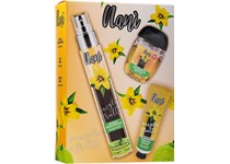 NANI Coffret Agua Perfumada 75ml + creme maos 30ml + Gel higienizante 30ml Vaniglia e Frutti 
