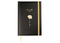 Agenda Diaria A5 2024 Finocam Berlin C/elastico Flower 624021824 Y10