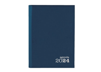 Agenda Diária 2024 Basic A5 Azul