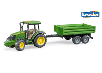 BRUDER - JOHN DEERE - 5115M Com Atrelado 