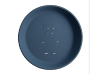 Prato de Silicone - Mrs Elephant Azul - TRIXIE
