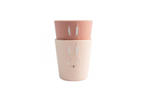Copo de Silicone 2unidades - Mrs Rabbit Rosa - TRIXIE