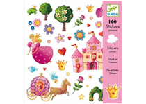 DJECO - Autocolantes Princesa Marguerite - 160 Autocolantes 