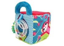 Cubo de Atividades Sensoriais em Tecido 