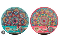 Pinta c/ diamantes- Mandala circulo 30 cm