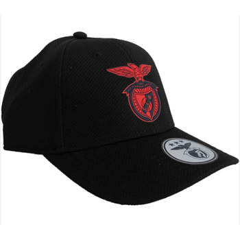 SLB - Boné Premium Preto C/Logo PVC Adulto | PapeLeiria