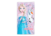 Toalha de praia de algodão Disney Frozen Elsa & Olaf  