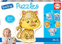 Puzzle Baby Animais Selvagens EDUCA +24Meses 