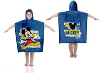 Poncho Toalha Algodão Mickey Disney 55x110