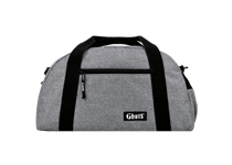 Saco de desporto redondo GHUTS GH102 Silver Grey L46