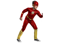 Disfarce Flash - Black Line Delux Rubies - DC - Infantil 5/7 