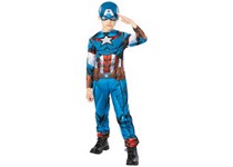 Disfarce Capitan America - Green Col. Rubies - Avengers Marvel - Infantil 7/8 (122-128cm)