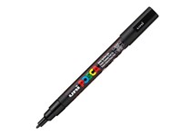 Marcador Uni Posca Pc-3m Fino 0,9-1,3mm Preto 24